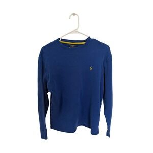 Polo Ralph Lauren Waffle Knit‎ Long Sleeve Shirt Casual Comfy Top Size M
